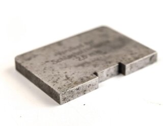 Waffenmeister Lehre Wehrmacht " Vorstand der Schlagbolzenspitze 2,6mm"  Breite 5cm