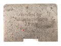 Waffenmeister Lehre Wehrmacht " Vorstand der Schlagbolzenspitze 2,6mm"  Breite 5cm