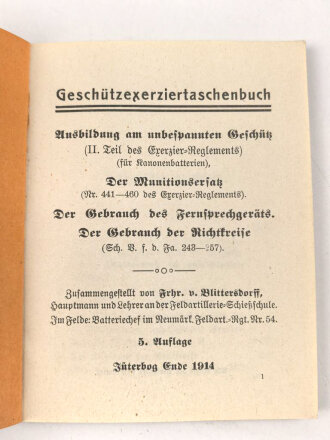"Geschützexerzieren, Munitionsersatz,...