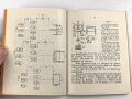 "Geschützexerzieren, Munitionsersatz, Fernsprecher, Richtkreis" datiert 1914, 115 Seiten, DIN A6