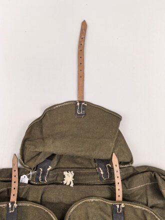 Rucksack Wehrmacht, Nicht verausgabtes Stück aus altem Lagerbestand. Keine Herrstellermarkierungen.