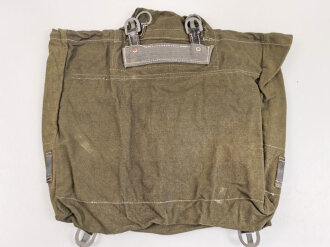 Rucksack Wehrmacht, Nicht verausgabtes Stück aus altem Lagerbestand. Keine Herrstellermarkierungen.