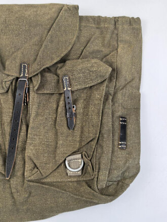 Rucksack Wehrmacht, Nicht verausgabtes Stück aus altem Lagerbestand. Keine Herrstellermarkierungen.