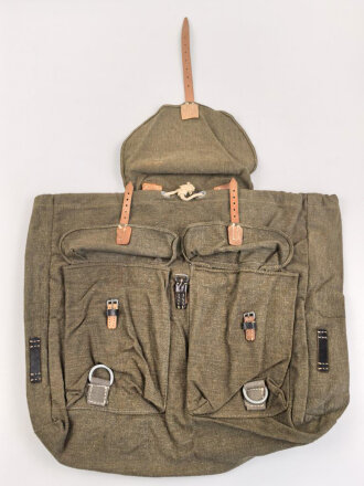 Rucksack Wehrmacht, Nicht verausgabtes Stück aus altem Lagerbestand. Keine Herrstellermarkierungen.