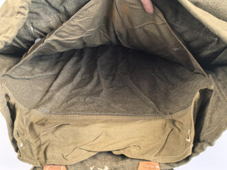 Rucksack Wehrmacht, Nicht verausgabtes Stück aus altem Lagerbestand. Keine Herrstellermarkierungen.