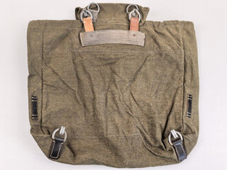Rucksack Wehrmacht, Nicht verausgabtes Stück aus altem Lagerbestand. Keine Herrstellermarkierungen.