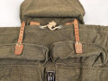 Rucksack Wehrmacht, Nicht verausgabtes Stück aus altem Lagerbestand. Keine Herrstellermarkierungen.