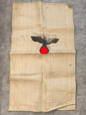 Großer Sack für Heeresverpflegung in sehr gutem Zustand, datiert 1944