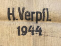 Großer Sack für Heeresverpflegung in sehr gutem Zustand, datiert 1944