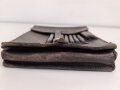 Kartentasche Luftwaffe. Schokoladenbraunes Leder, ungereinigtes Kammerstück einer Fliegerhorstkommandantur, datiert 1938