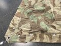 Zeltbahn 31 Wehrmacht. Getragenes Stück mit Farbflecken