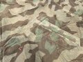 Zeltbahn 31 Wehrmacht. Getragenes Stück mit Farbflecken