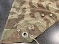 Zeltbahn 31 Wehrmacht. Getragenes Stück mit Farbflecken
