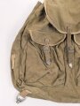 Wehrmacht Heer, Rucksack in Tropenausführung. Hersteller Wirtschaftsamt Litzmannstadt. Leicht getragenes Stück