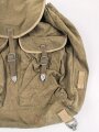 Wehrmacht Heer, Rucksack in Tropenausführung. Hersteller Wirtschaftsamt Litzmannstadt. Leicht getragenes Stück