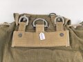 Wehrmacht Heer, Rucksack in Tropenausführung. Hersteller Wirtschaftsamt Litzmannstadt. Leicht getragenes Stück