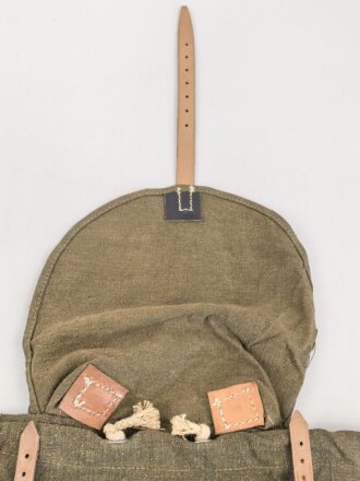 Rucksack Wehrmacht, Nicht verausgabtes Stück aus altem Lagerbestand. Keine Herrstellermarkierungen.