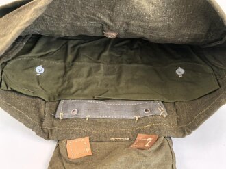Rucksack Wehrmacht, Nicht verausgabtes Stück aus altem Lagerbestand. Keine Herrstellermarkierungen.