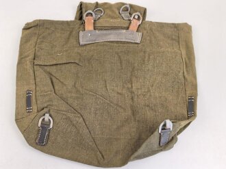 Rucksack Wehrmacht, Nicht verausgabtes Stück aus altem Lagerbestand. Keine Herrstellermarkierungen.