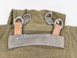 Rucksack Wehrmacht, Nicht verausgabtes Stück aus altem Lagerbestand. Keine Herrstellermarkierungen.