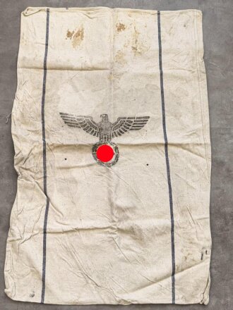 Großer Sack für Heeresverpflegung, gebraucht, datiert 1941