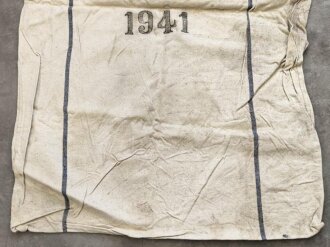 Großer Sack für Heeresverpflegung, gebraucht, datiert 1941