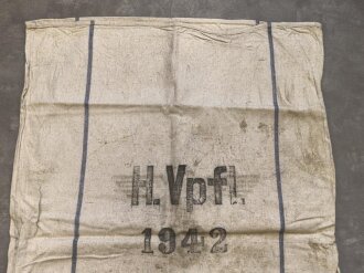 Großer Sack für Heeresverpflegung , gebraucht, datiert 1942