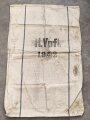 Großer Sack für Heeresverpflegung , gebraucht, datiert 1942