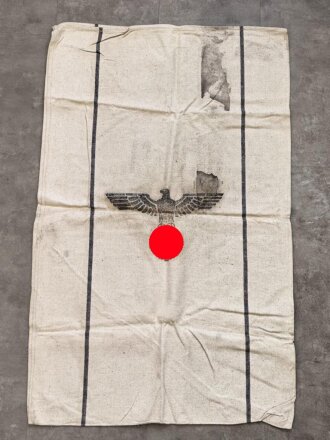 Großer Sack für Heeresverpflegung, gebraucht, datiert 1942