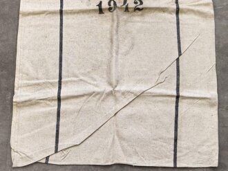 Großer Sack für Heeresverpflegung, gebraucht, datiert 1942