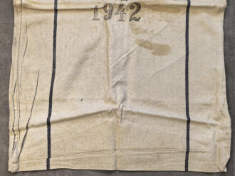 Großer Sack für Heeresverpflegung , gebraucht, datiert 1942