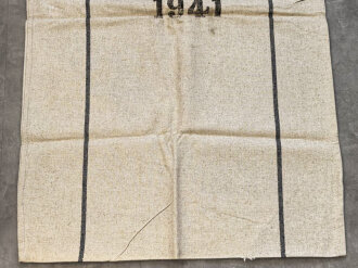 Großer Sack für Heeresverpflegung , gebraucht, datiert 1941