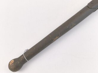Klappspaten Wehrmacht, überlackiertes Stück,  unleserlicher Hersteller