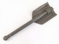 Klappspaten Wehrmacht, überlackiertes Stück,  datiert 1942