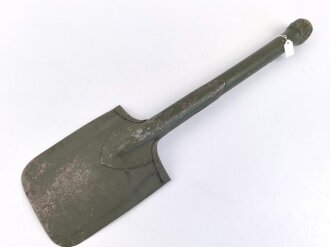 Gerader Spaten Wehrmacht, überlackiertes Stück, datiert 1938
