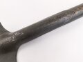 Gerader Spaten Wehrmacht, überlackiertes Stück, datiert 1937