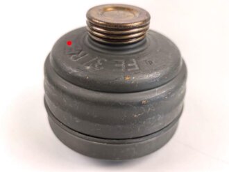 Gasmaskenfilter "Filtereinsatz 37" Wehrmacht . Sehr guter Zustand, datiert 1941