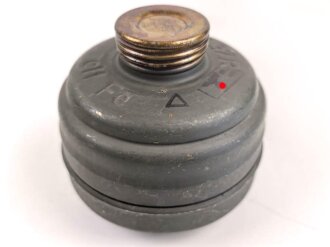 Gasmaskenfilter "Filtereinsatz 37" Wehrmacht . Sehr guter Zustand, datiert 1941