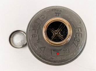Gasmaskenfilter "Filtereinsatz 37" Wehrmacht . Sehr guter Zustand, datiert 1941