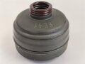 Gasmaskenfilter "Filtereinsatz 41" Wehrmacht . Überlackiertes Stück ?