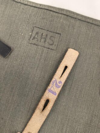 Brotbeutel für Angehörige der "Adolf-Hitler Schule" AHS. Sehr guter Zustand