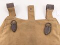 Brotbeutel für Angehörige der SA der NSDAP. Leicht angeschmutzt, sonst sehr guter Zustand, RZM Etikett