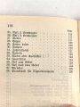 D.V.E.Nr. 256 "Exerzier Reglement für den Train" datiert 1907, 125 Seiten, DIN A6