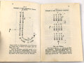 D.V.E.Nr. 256 "Exerzier Reglement für den Train" datiert 1907, 125 Seiten, DIN A6