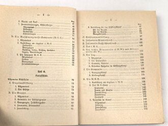 "Ausbildungsvorschrift für die Fußtruppen im Kriege" datiert 1918, 230 Seiten, DIN A6