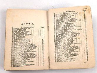 "Liederbuch für das XIII. Armeekorps" 235 Seiten, DIN A6