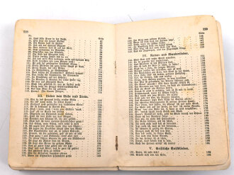 "Liederbuch für das XIII. Armeekorps" 235 Seiten, DIN A6