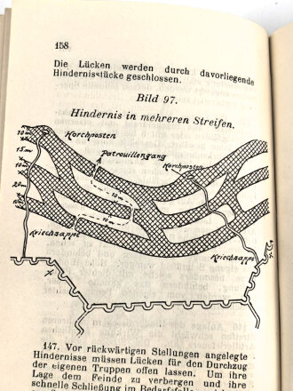 "Leitsätze für den Ausbau unserer Stellungen" datiert 1916, ca. 200 Seiten, DIN A6