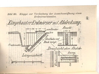 "Leitsätze für den Ausbau unserer Stellungen" datiert 1916, ca. 200 Seiten, DIN A6