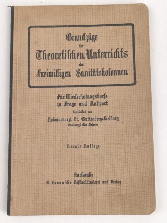 "Grundzüge des Theoretischen Unterrichts der...